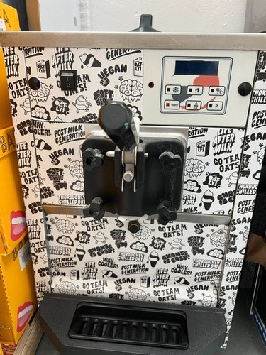 Soft serve machine - soft, -blue