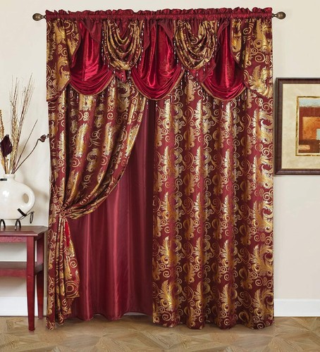 Luxury curtain window panel - window,