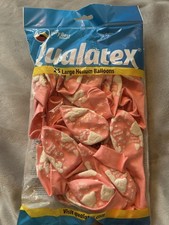 QUALATEX 11” Round Tiny Tatty Pink Birthday Balloons (25 Pack)