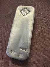 Exceedingly Rare JOHNSON MATTHEY 100 oz, 3.12 kg, 999, Exclusive 999 Silver bar