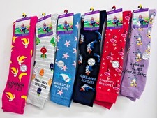 1 Pair Womens Girls Funky Funny Welly Wellington Boot Socks Gift Shoe Size 4-7