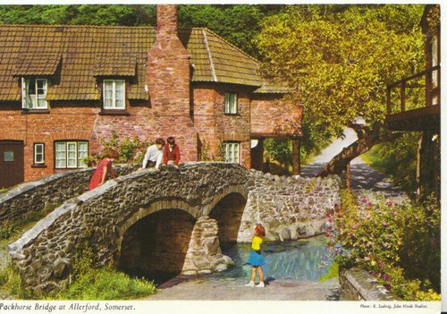 Somerset postcard packhorse - somerset,