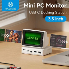 3.5inch IPS Mini Screen w USB-C Hub | PC CPU Monitor RAM HDD Data Display PC Mac