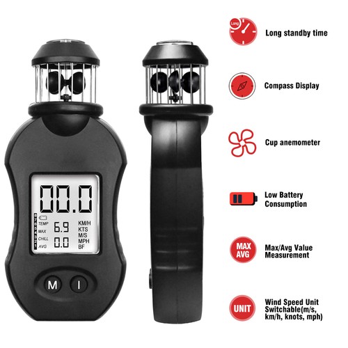 Digital anemometer handheld - digital,