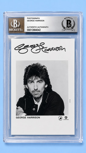 George harrison signed - george,