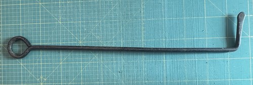 Antique wrought iron clinker - wrought,