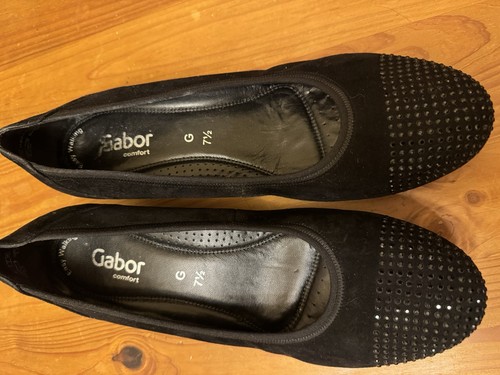 Gabor suede low - suede, wedge