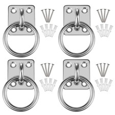 4Pcs Tie Ring on Plate 50mm x