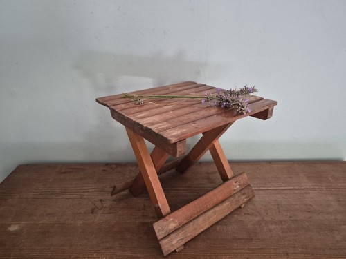 Vintage wooden folding - vintage,