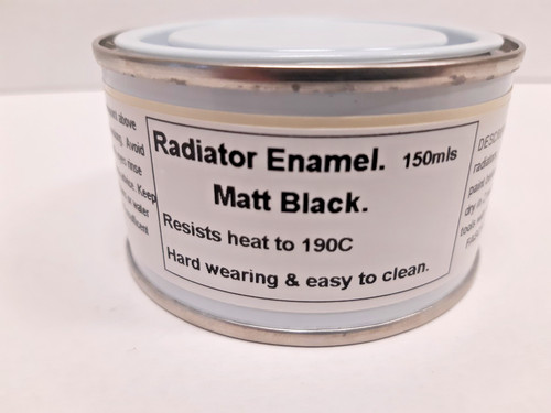 150mls matt finish black - 150mls,