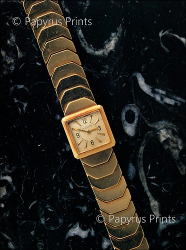 1990 vintage print watch - 1990,