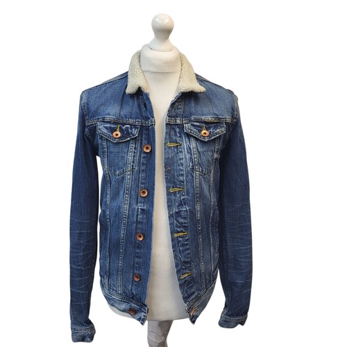 Superdry jacket blue denim - superdry,
