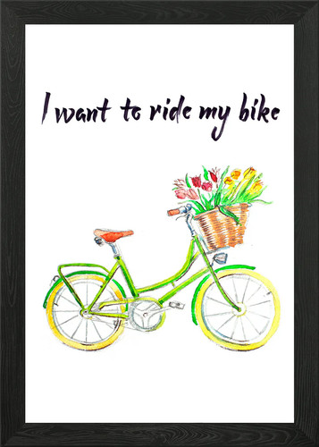 Want ride bike - i,