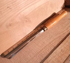 Vintage 1/2 inch 0.5"  V gouge  V-tool  Woodturning Chisel Unbranded 