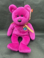 RARE Retired Millennium TY Beanie Buddies Millenium Bear 1999 with Tag