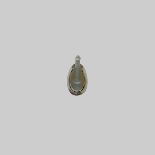 Dolls house ceramic toilet - ceramic,