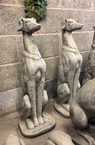 Large pair garden stone - pair,