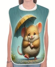 1pc Hamster - Linen Adult Bib