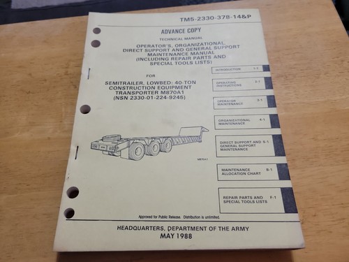 1988 army technical manual - us,