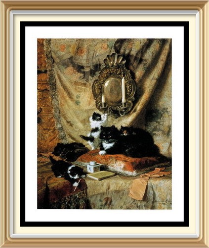 Henriette ronner knip - henriette, wall