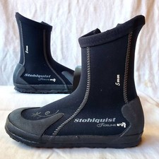 Stohlquist Tideline Women's 5 mm Neoprene Paddle Water Boots Black Size 5
