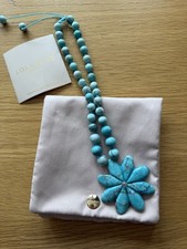 Lola rose blue flower - lola, necklace