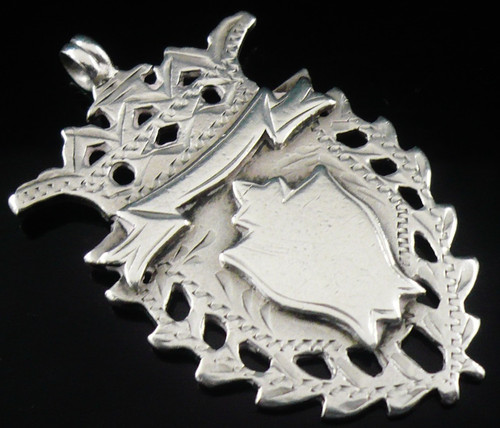 Sterling silver pocket watch - silver,
