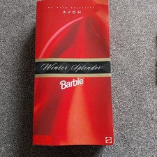 1998 Vintage Avon Special Edition Winter Splendor Barbie Doll Mattel 19357