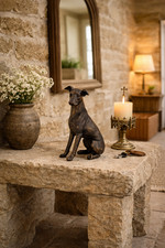 Cold Cast Bronze Whippet Dog