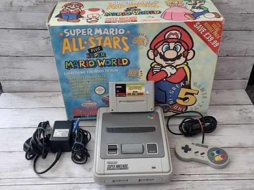 Snes super nintendo boxed - nintendo,