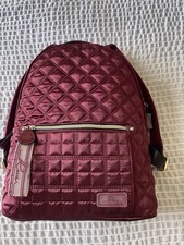 River Island Satin Effect Backpack Approx 40 x 30 x 13 cms Excellent Condition