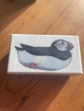 Matthew Rice Small Hinged Box  Puffin used