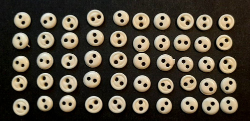 Vintage lot bone buttons - bone,
