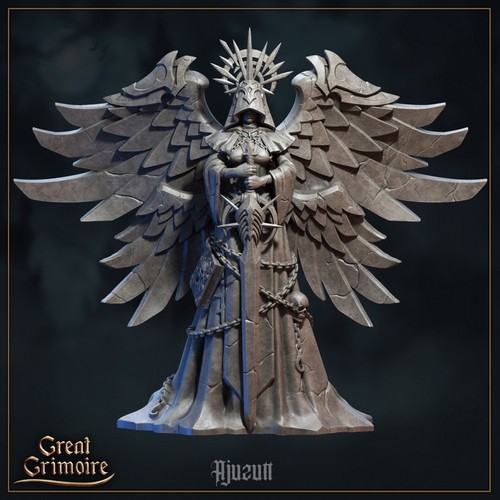 Ajuzutt stone gargoyle angel - ajuzutt,