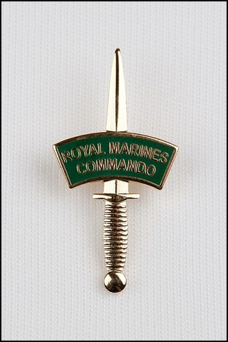 Royal marines commando - royal, gold