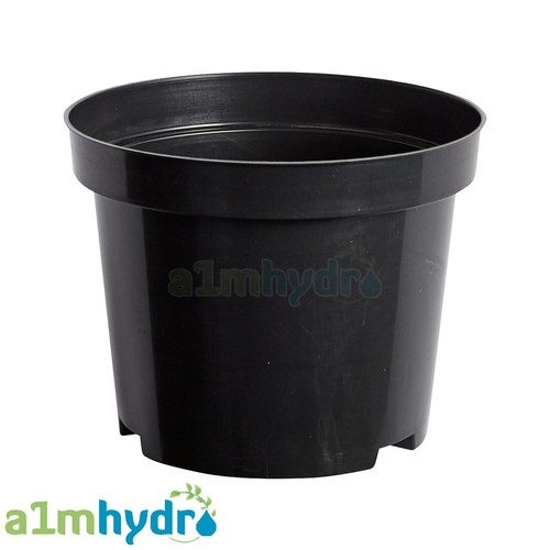 Strong black plastic round - strong,