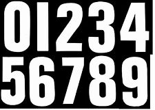   SELF ADHESIVE STICKERS WHEELIE BIN NUMBERS  WHEELY STICKERS DUSTBIN WHITE