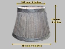 Candle Size Pleated Lampshades for Chandelier Light Fitting Wall Light 6" Shades