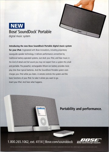 2007 bose sounddock - bose,