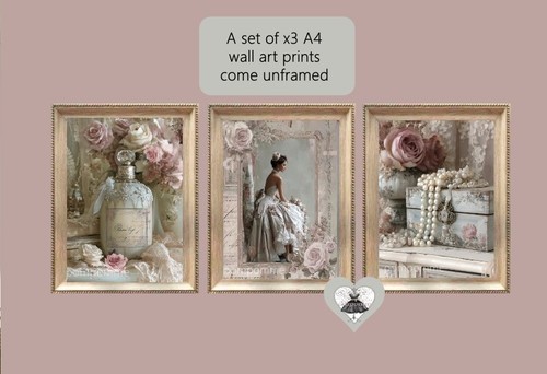 Shabby chic style wall art - style,