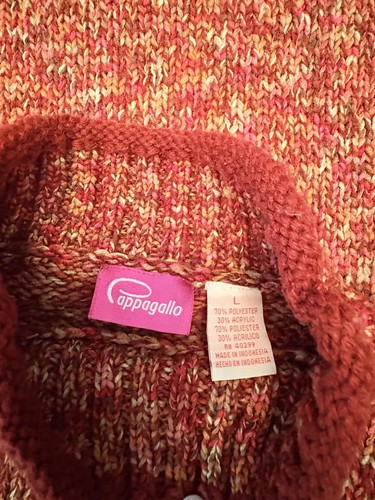 Pappagallo marled knit sweater - knit,