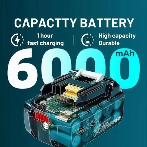 Genuine makita 18v 0ah - genuine, 6.0ah