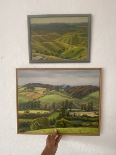 Vintage simpson oil on - simpson,
