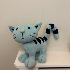 Pilchard Bob The Builder Blue Cat Plush Vintage 1998 Character Soft Toy 14” 