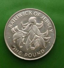 1972 Jersey £1 One Pound Coin