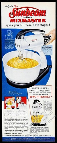 1952 sunbeam mixmaster mixer - mixmaster,