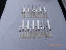 24 PIECE VICTORIAN SILVER