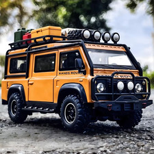1:32 Land Rover Defender Van off Road Alloy Diecast Car Model Children'S Toys Bi