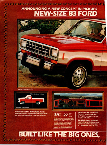 New size ford built - ford, like