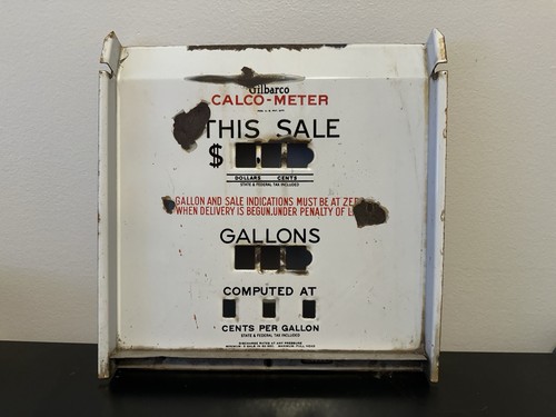Gilbarco gas pump porcelain - 96,